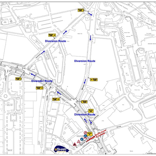 Road closures Leathley Road Leeds